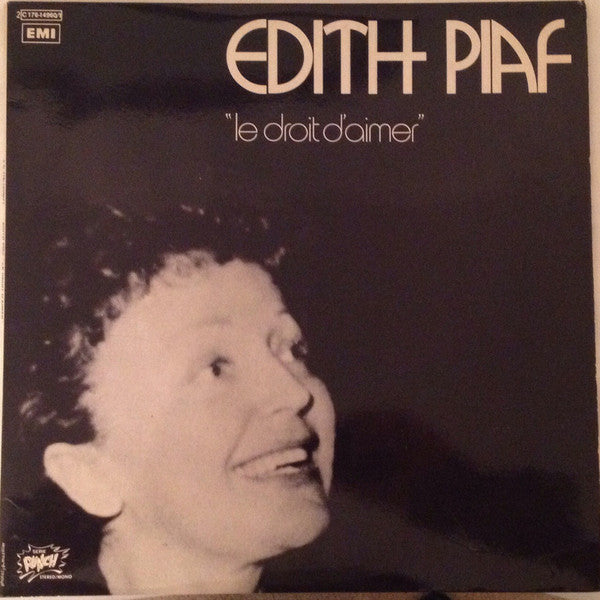 Edith Piaf : Le Droit D'Aimer (2xLP, Comp)