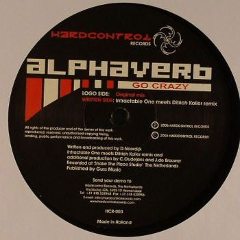 Alphaverb : Go Crazy (12")