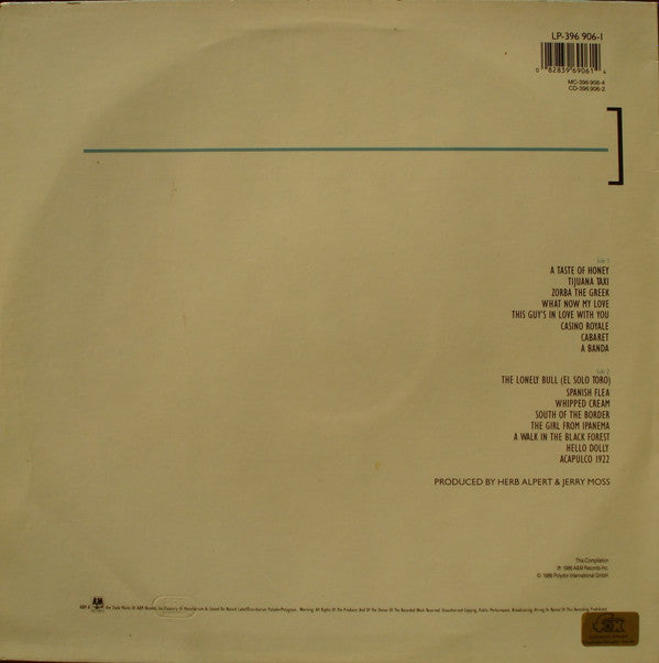 Herb Alpert & The Tijuana Brass : The Very Best (LP, Comp, whi)