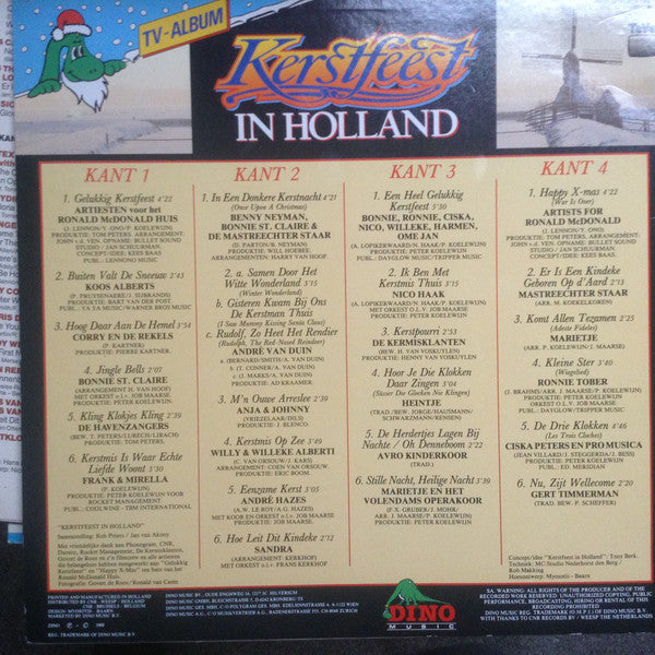 Various : Kerstfeest in Holland (2xLP, Comp)