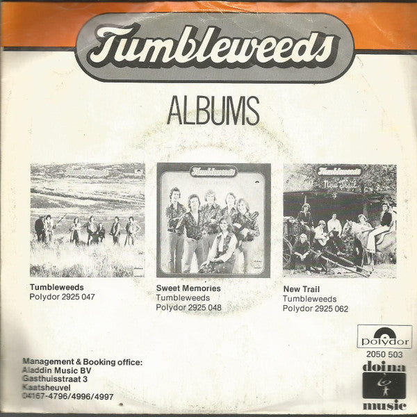 The Tumbleweeds : Sing Me Another Love Song (7", Single)