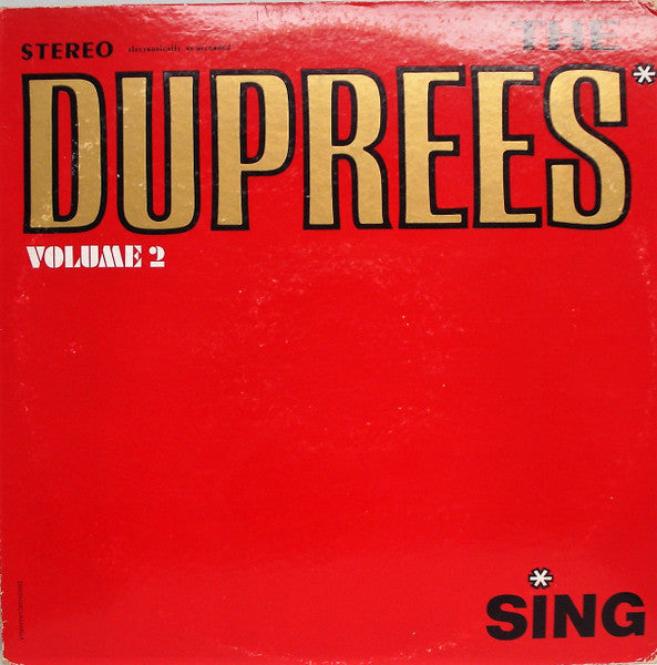 The Duprees : The Duprees Sing Volume 2 (LP, Comp)