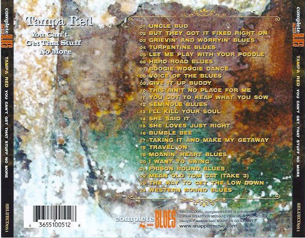Tampa Red : You Can't Get That Stuff No More (CD, Comp, Mono)
