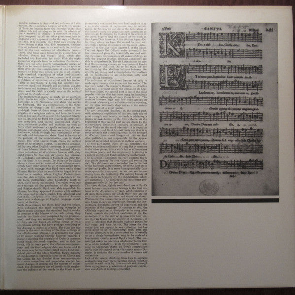 William Byrd - Deller Consort, London* : Messe Zu Fünf Stimmen - Motetten (LP, Gat)