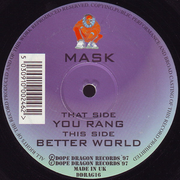 Mask : You Rang / Better World (12")