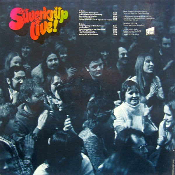Dieter Süverkrüp : Live! - Warum Wird So Einer Kommunist? (LP, Album)