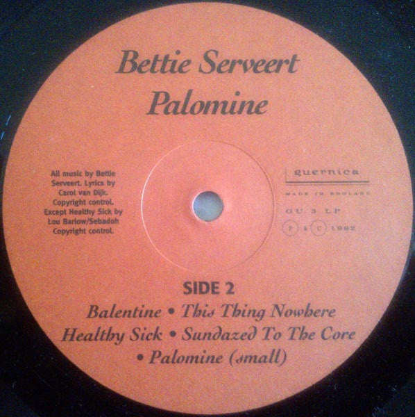 Bettie Serveert : Palomine (LP, Album + 7")
