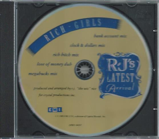 R.J.'s Latest Arrival : Rich Girls (CD, Maxi, Promo)