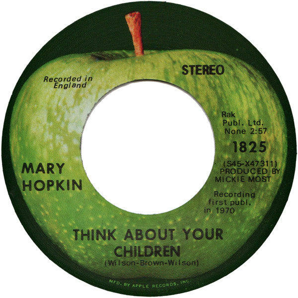 Mary Hopkin : Think About Your Children (7", Single)