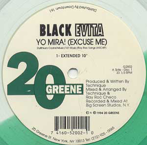 Black Evita : Yo Mira! (Excuse Me) (2x10", Cle)