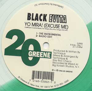 Black Evita : Yo Mira! (Excuse Me) (2x10", Cle)
