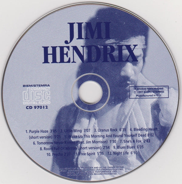 Jimi Hendrix : Jimi Hendrix (CD, Comp)