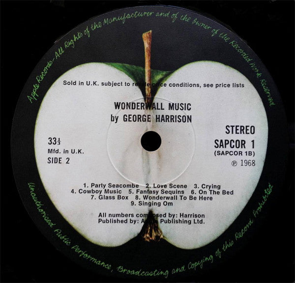 George Harrison : Wonderwall Music (LP, Album)