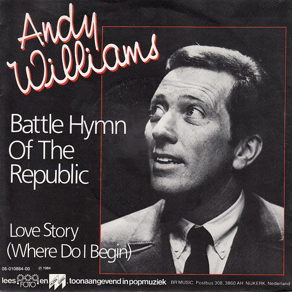 Andy Williams : Battle Hymn Of The Republic (7", Single, RE)