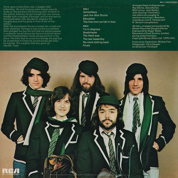 The Kinks : The Kinks Present Schoolboys In Disgrace (LP, Album, RE)