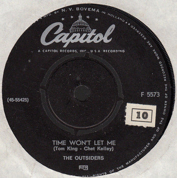 The Outsiders (4) : Time Won't Let Me / Was It Really Real (7", Single)