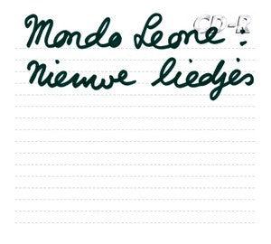 Mondo Leone : Nieuwe Liedjes (CD, Album, Num)