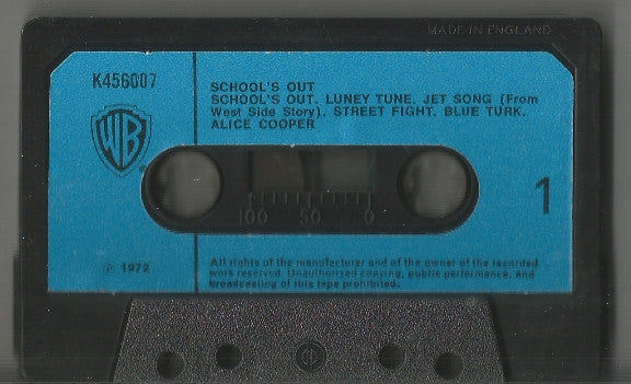 Alice Cooper : School's Out (Cass, Album)