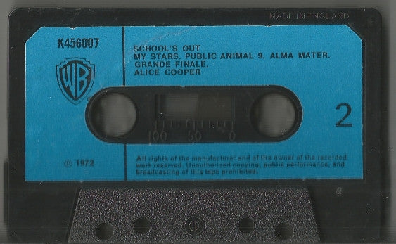 Alice Cooper : School's Out (Cass, Album)