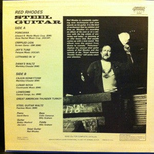 Red Rhodes : Steel Guitar (LP, Album)