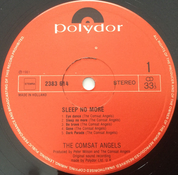 The Comsat Angels : Sleep No More (LP, Album)