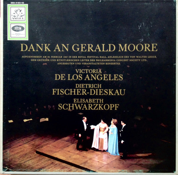 Gerald Moore, Dietrich Fischer-Dieskau, Victoria De Los Angeles, Elisabeth Schwarzkopf : Dank an Gerald Moore (2xLP + Box)