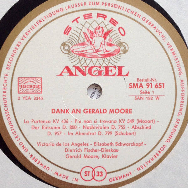 Gerald Moore, Dietrich Fischer-Dieskau, Victoria De Los Angeles, Elisabeth Schwarzkopf : Dank an Gerald Moore (2xLP + Box)