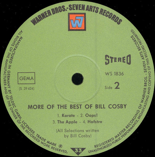 Bill Cosby : More Of The Best Of Bill Cosby (LP, Comp)