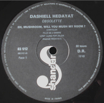Dashiell Hedayat : Obsolete (LP, Album, RE, Bla)