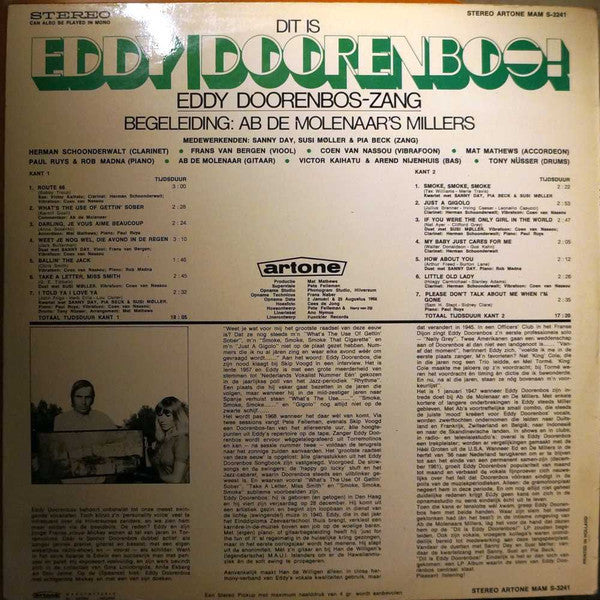 Eddy Doorenbos : Dit is Eddy Doorenbos! (LP, Album)
