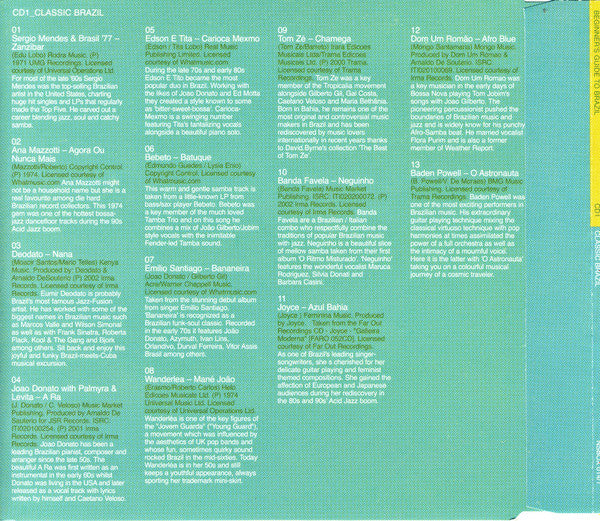 Various : Beginner's Guide To Brazil (3xCD, Comp)