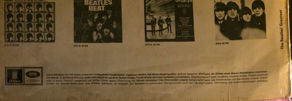 The Beatles : The Beatles' Greatest (LP, Comp, Mono)