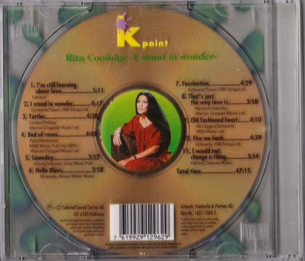 Rita Coolidge : «I Stand In Wonder» (CD, Album, RE)