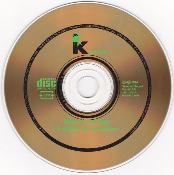 Rita Coolidge : «I Stand In Wonder» (CD, Album, RE)