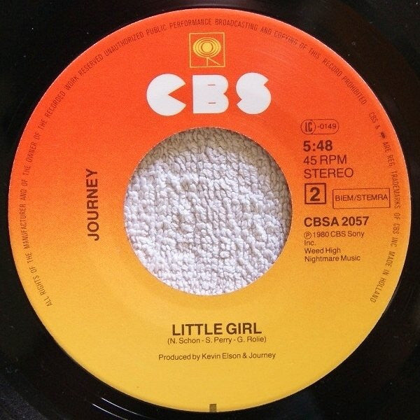 Journey : Open Arms (7", Single)