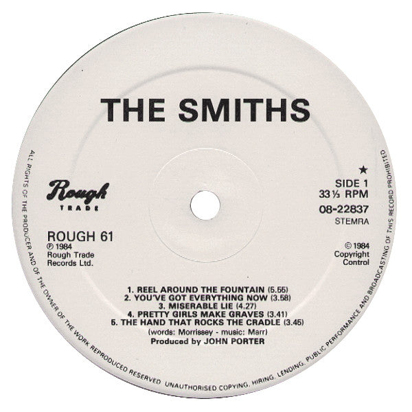 The Smiths : The Smiths (LP, Album)
