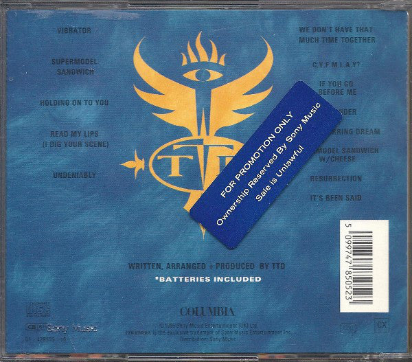 Terence Trent D'Arby : Terence Trent D'Arby's Vibrator* (CD, Album)