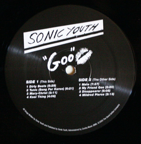 Sonic Youth : Goo (2xLP, Album, RE, RM + 2xLP, RM + Box)