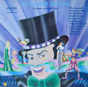 Various : Au! Het Doet Geen Pijn (12 Cabaret- En Musical Liedjes) (LP, Comp)