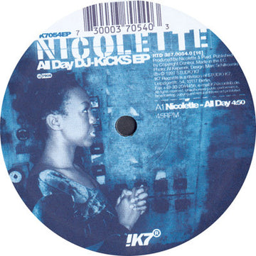 Nicolette : All Day DJ-Kicks EP (12", S/Sided, EP)