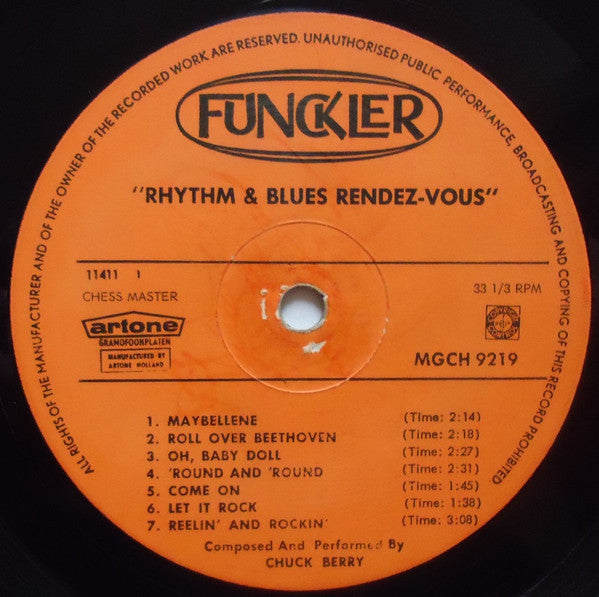 Chuck Berry : Rhythm & Blues Rendez-Vous (LP, Comp, Mono, RE)