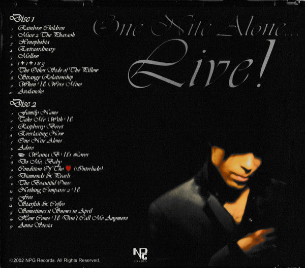 Prince & The New Power Generation : One Nite Alone... Live! (Box + 2xCD + CD)