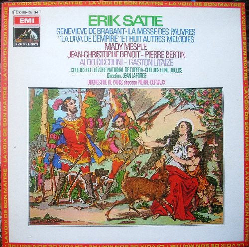 Erik Satie : Geneviève De Brabant - La Messe Des Pauvres, "La Diva de L'Empire" Et Huit Autres Mélodies (LP)