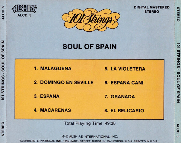 101 Strings : The Soul Of Spain (CD, RE)