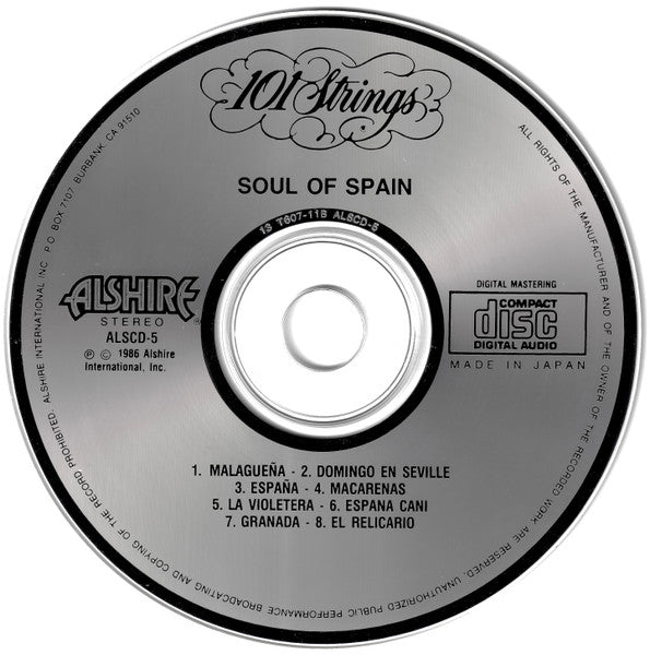 101 Strings : The Soul Of Spain (CD, RE)
