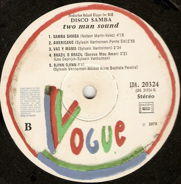 Two Man Sound : Disco Samba (LP, Album)