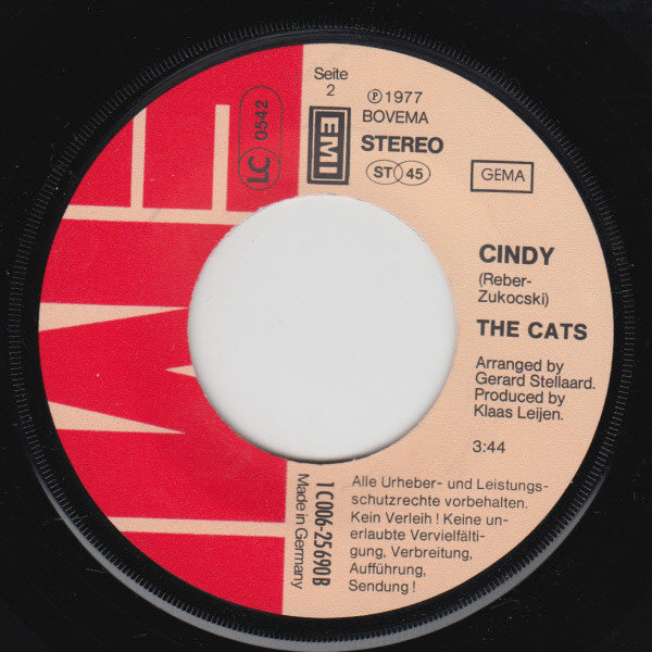 The Cats : One More Time (7", Single)