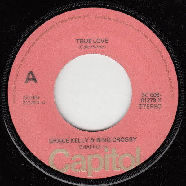 Grace Kelly & Bing Crosby, Louis Armstrong : True Love / High Society Calypso (7", Single)