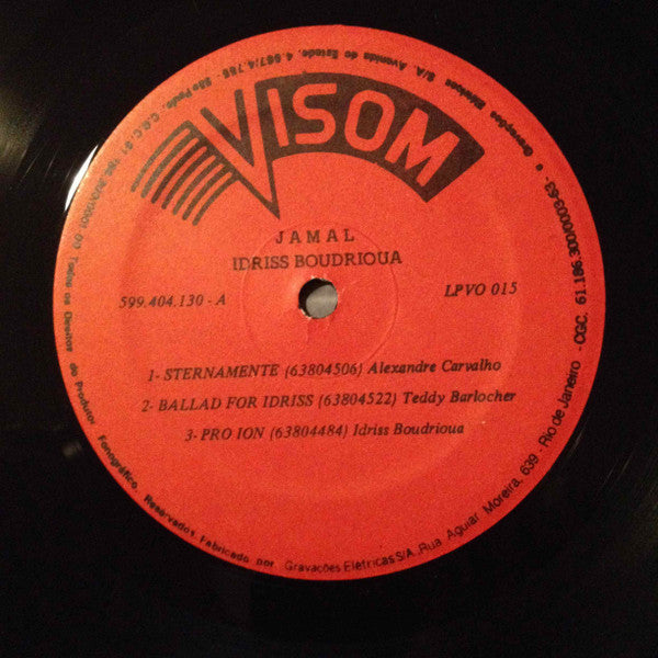 Idriss Boudrioua Quinteto : Jamal (LP, Album)