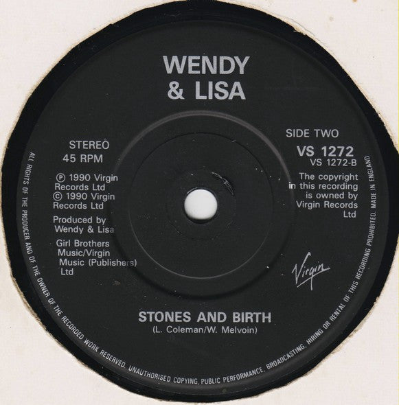 Wendy & Lisa : Strung Out (7", Single, Pap)